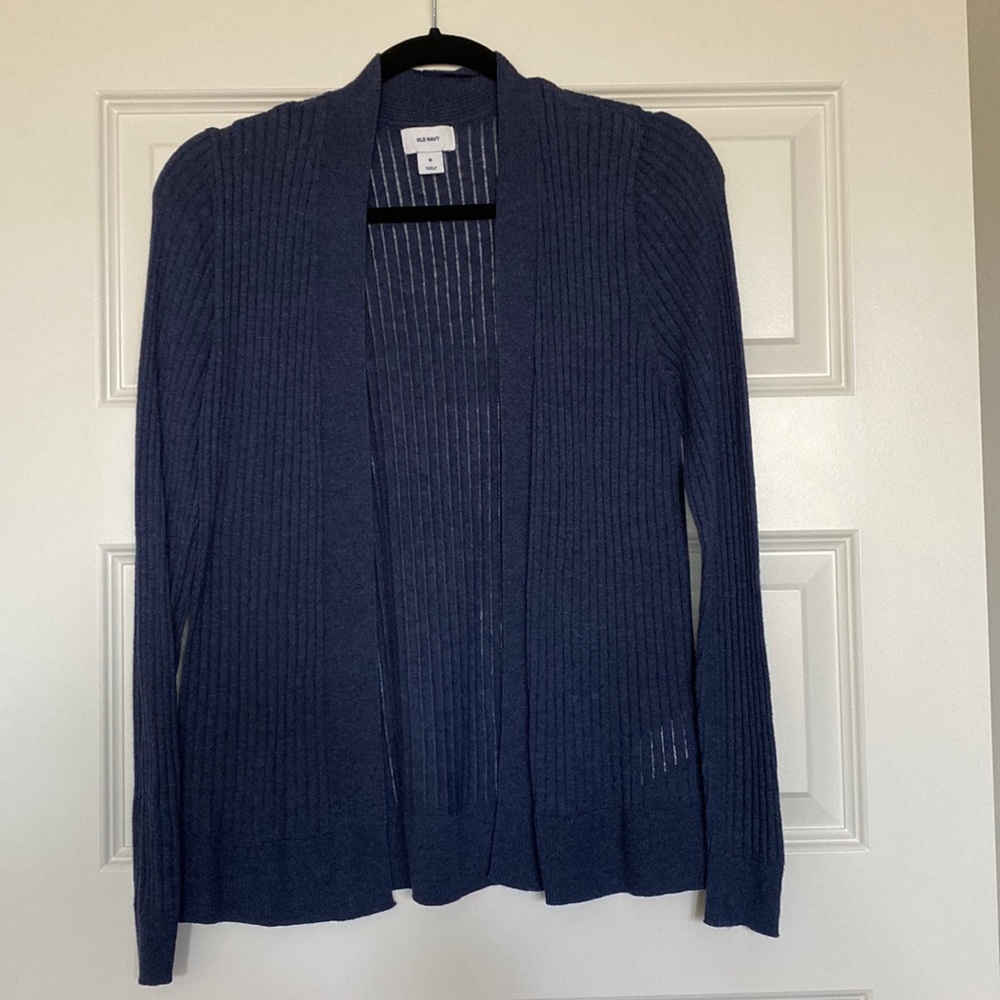 Old Navy Navy Blue Cardigan - Size M